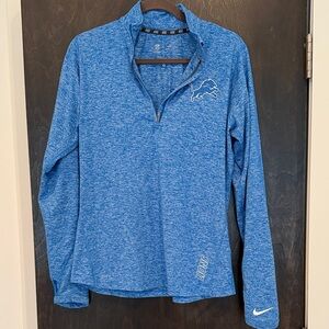 Nike Women's Lions dri-fit quarter zip